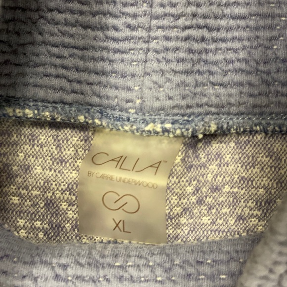 CALIA cozy funnel neck sweatshirts, black and cloud blue, size XL - Picture 2 of 6